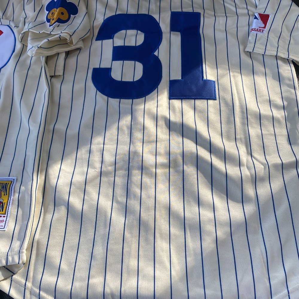 MITCHELL and NESS CHICAGO CUBS FERGUSON JENKINS Men's JERSEY Sz M,L,XL,2X,3X NWT - Picture 6 of 7